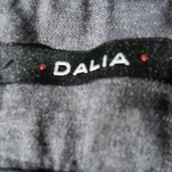 Dark grey slacks with raw hem. 50% cotton. Medium size. - Picture 5 of 6